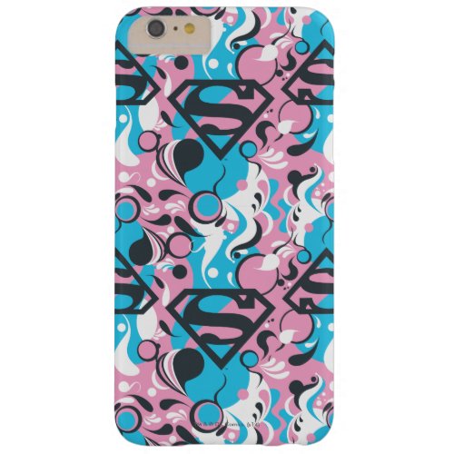 Supergirl Color Splash Swirls Pattern 7 Barely There iPhone 6 Plus Case