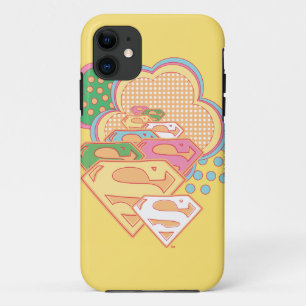 Supergirl Colorful Cloud Logo iPhone 11 Case