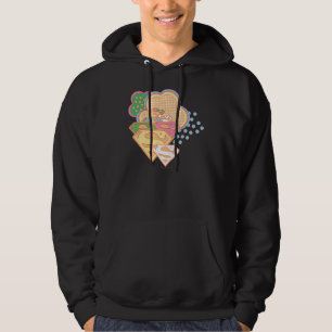 Supergirl Colorful Cloud Logo Hoodie