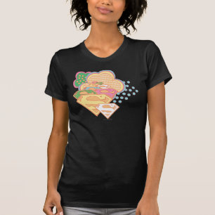 Supergirl Colorful Cloud Logo T-Shirt