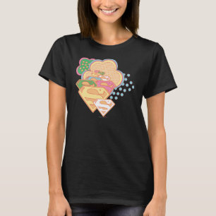 Supergirl Colorful Cloud Logo T-Shirt