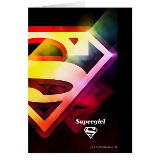 Supergirl Colorful Logo Cards (Front)