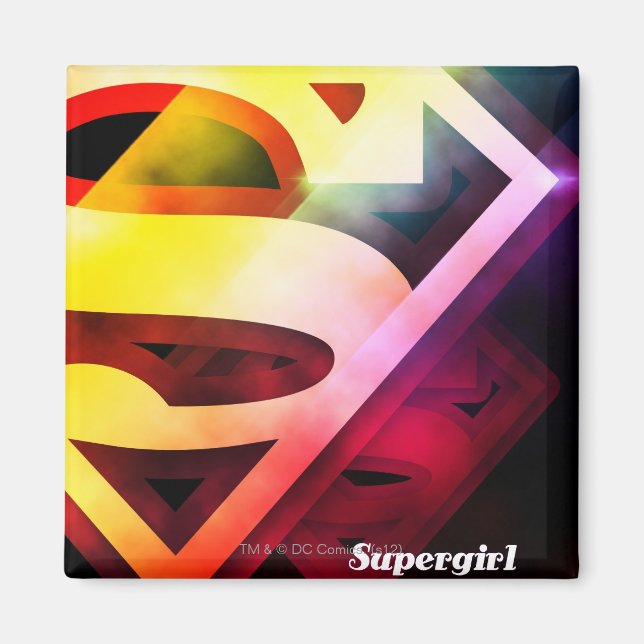 Supergirl Colorful Logo Magnet (Front)