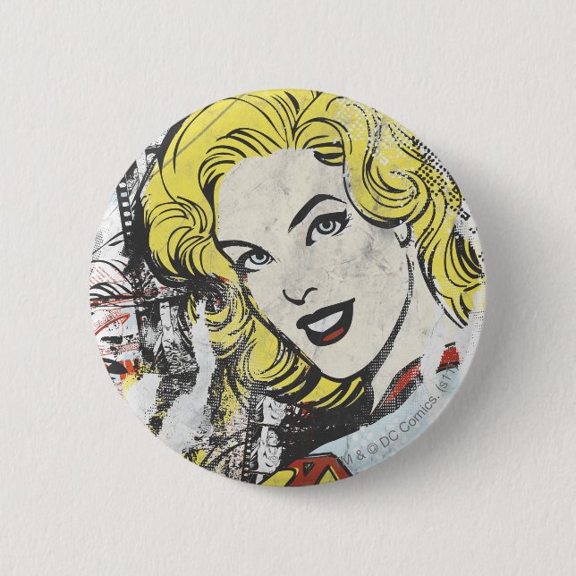 Supergirl Comic Capers 1 Pinback Button (Front)