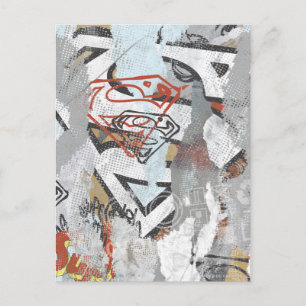 Supergirl Comic Capers Pattern 1 Postcard