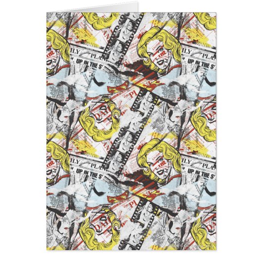 Supergirl Comic Capers Pattern 2 Cards (Front)
