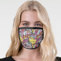 Supergirl Comic Capers Pattern 4 Face Mask