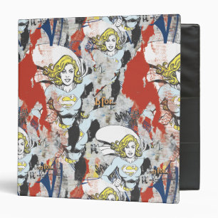 Supergirl Comic Capers Pattern 5 Binder