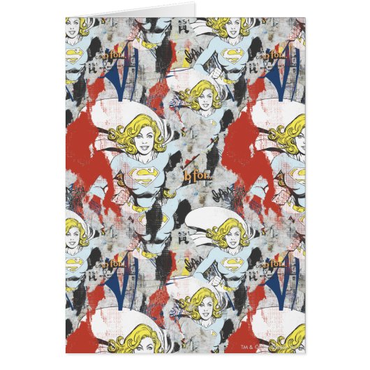 Supergirl Comic Capers Pattern 5 Cards (Front)