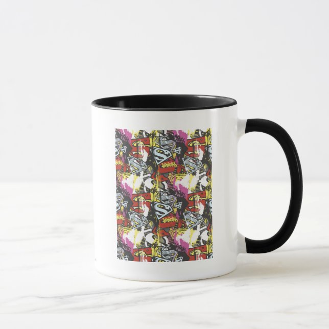 Supergirl Comic Capers Pattern 7 Mug (Right)