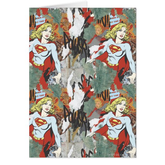 Supergirl Comic Capers Pattern 8 Cards (Front)