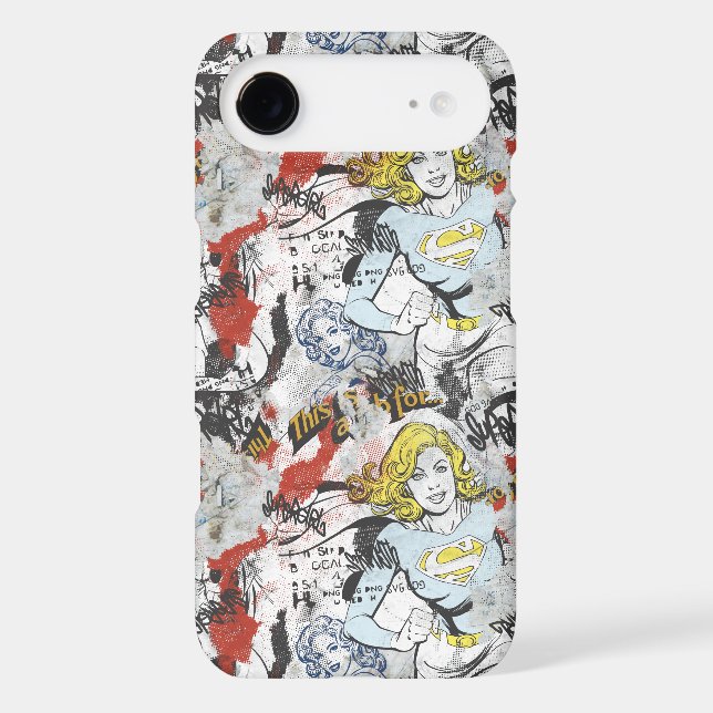 Supergirl Comic Capers Pattern 9 Case-Mate Samsung Galaxy Case (Back)