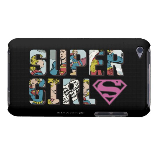 Supergirl Comic Logo iPod Touch Case (Back Horizontal)