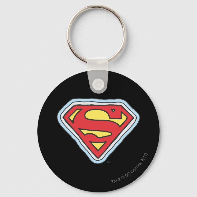 Supergirl Comic Logo Keychain (Front)