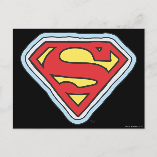 Supergirl Comic Logo Postcard (Front)