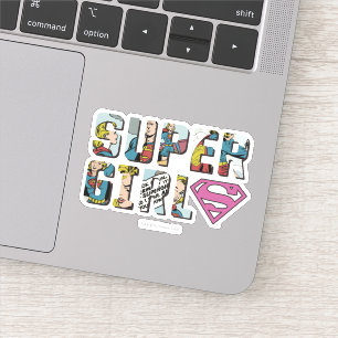 Supergirl Comic Logo Sticker