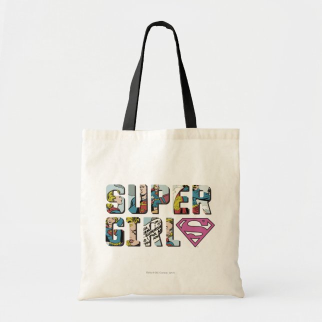 Supergirl Comic Logo Tote Bag (Front)
