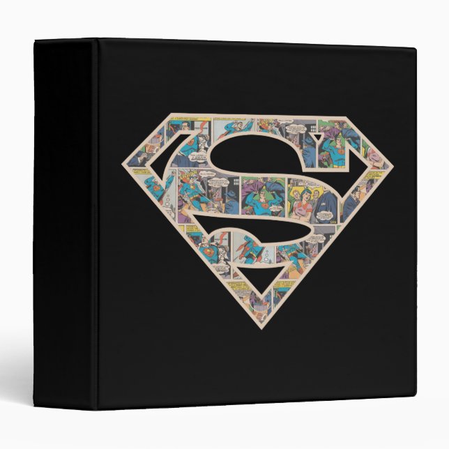 Supergirl Comic Strip Logo Binder (Front/Spine)
