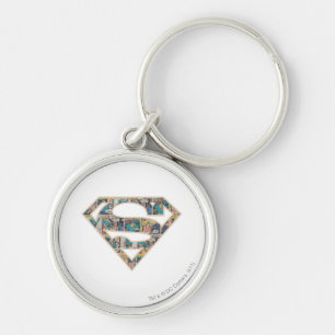 Supergirl Comic Strip Logo Keychain