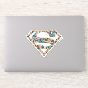 Supergirl Comic Strip Logo Sticker