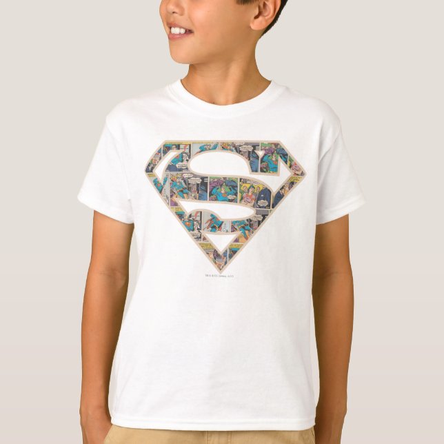 Supergirl Comic Strip Logo T-Shirt (Front)