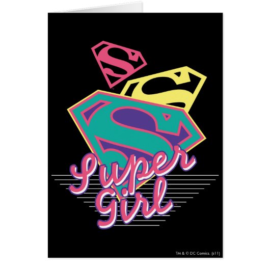 Supergirl Cursive Cards (Front)