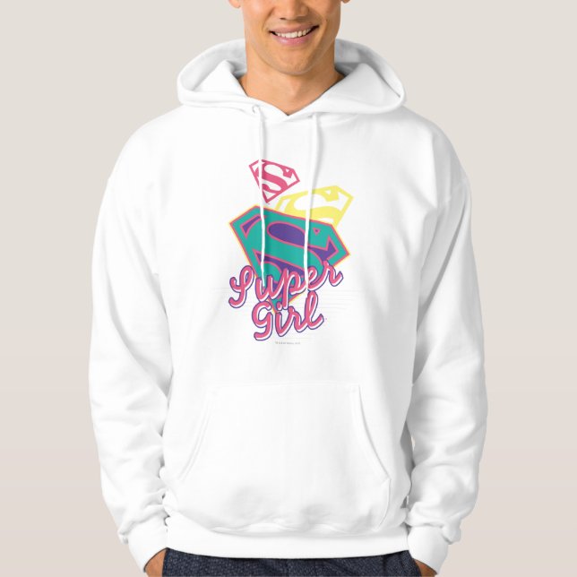 Supergirl Cursive Hoodie (Front)