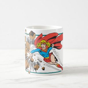 Supergirl Destroys Boulder Coffee Mug