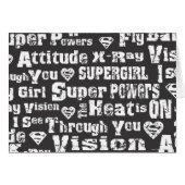 Supergirl Distressed Text (Front Horizontal)