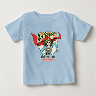 Supergirl Does Everything Better Than You Baby T-Shirt