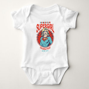 Supergirl Drama Free In My City Baby Bodysuit