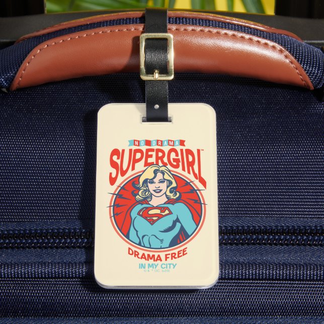Supergirl Drama Free In My City Luggage Tag (Front Insitu 2)