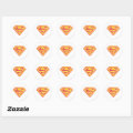 Supergirl Far-Out Logo Classic Round Sticker | Zazzle