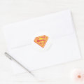 Supergirl Far-Out Logo Classic Round Sticker | Zazzle