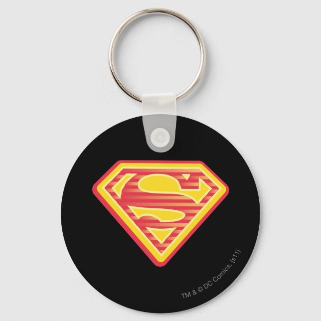 Supergirl Far-Out Logo Keychain (Front)