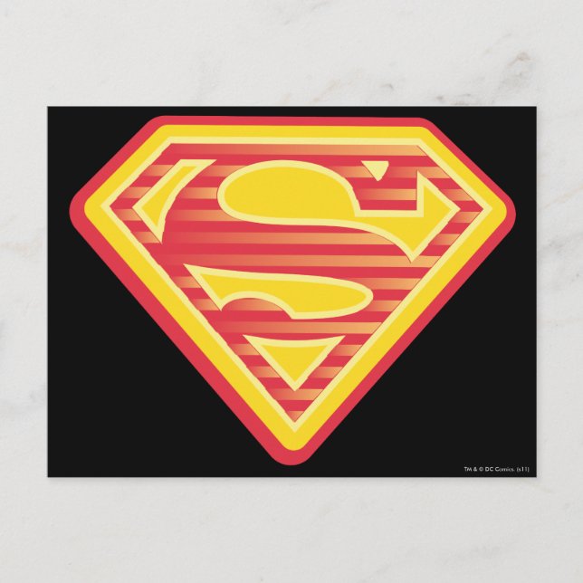 Supergirl Far-Out Logo Postcard (Front)