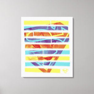 Supergirl Filmstrip Canvas Print