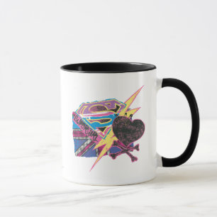 Supergirl Flag and Crossbones Mug