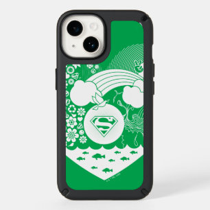 Supergirl Floral Peace Heart Graphic Speck iPhone 14 Case