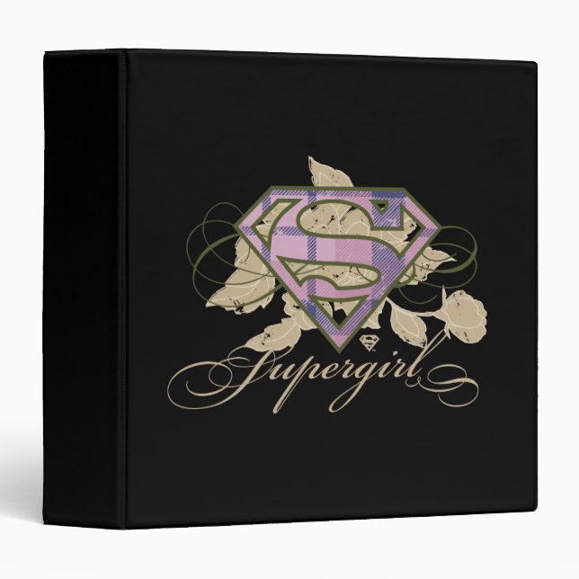 Supergirl Flowers Binder (Front/Spine)