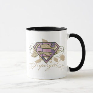 Supergirl Flowers Mug