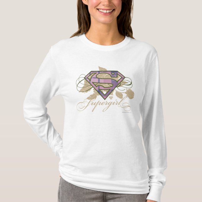 Supergirl Flowers T-Shirt (Front)