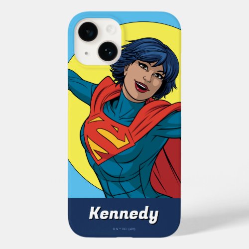 Supergirl Flying in Blue Suit Case_Mate iPhone 14 Case