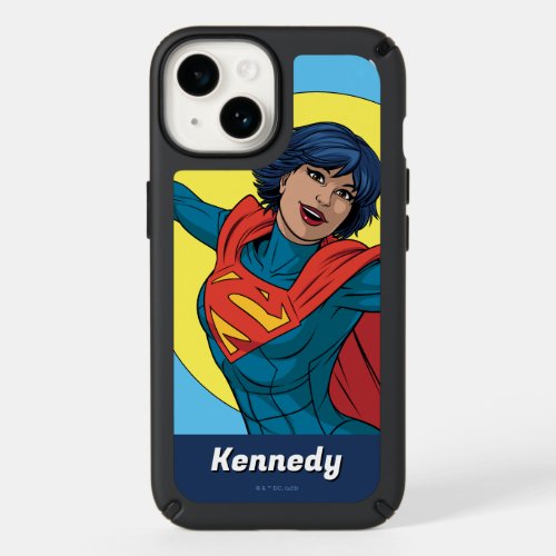 Supergirl Flying in Blue Suit Speck iPhone 14 Case