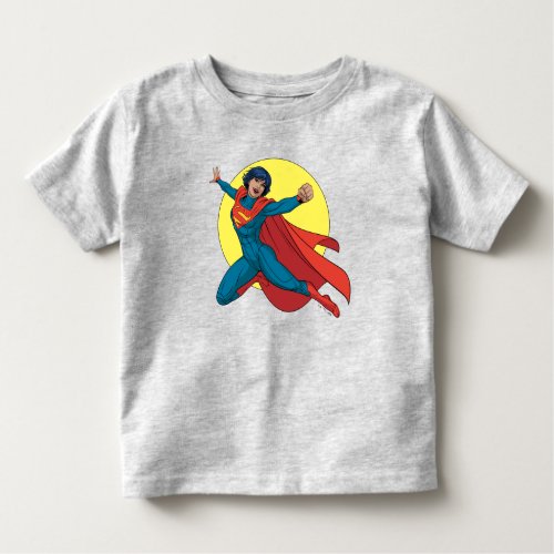 Supergirl Flying in Blue Suit Toddler T_shirt
