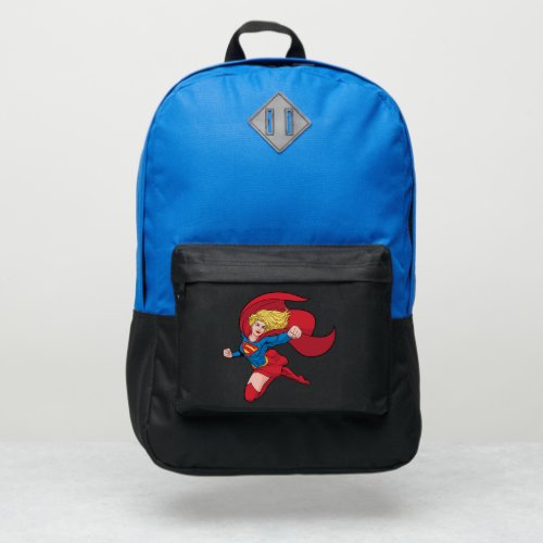 Supergirl Flying Upwards Illustration Port Authority Backpack