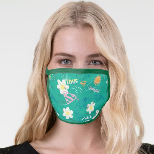 Supergirl for Peace Pattern Face Mask