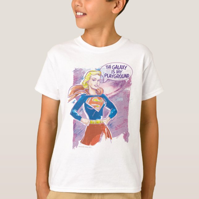 Supergirl Galaxy T-Shirt (Front)