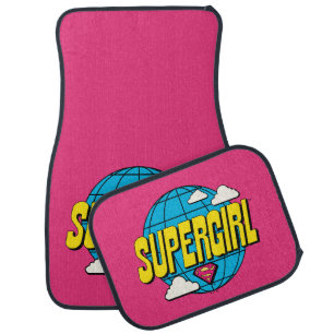 Supergirl Global Pop Graphic Car Floor Mat