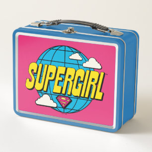 Supergirl Global Pop Graphic Metal Lunch Box